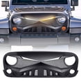 thumbnail image 1 of AMERICAN MODIFIED Grille Hawke Compatible avec Jeep Wrangler JK 2007-2018, Noir, 1 of 12