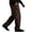 Brown Men's Sweatpants #2, variant on Seam Split Straight Sweatpants for Men Daily Street Trousers Elastic Drawstring Waist Open Leg Casual Pants | Soft Fleece Oversized Sweatpants Wide Leg For Walking Lounging Wine,L