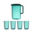 thumbnail image 4 of Jarra de nevera con tapa perfecl 2000ml 4 tazas verde jarra de jugo, 4 of 8