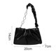 thumbnail image 2 of Adecuado para viajes diarios y citas bolso de PU bolso nube plisado simple a la moda, 2 of 5