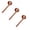 Brown2 3pack, variant on 3Pcs Soup Spoon Wooden Ramen Spoon Hot Pot with Long Handle Tortoise Spoon Wood Serving Spoon for Family Restaurant Ramen ,Skimming Spoon Or Soup Spoon,Wooden Products