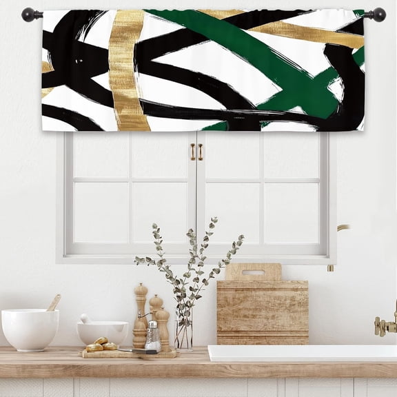 Christmas Winter Snow Kitchen Curtains 27.5W x 39L Inch Holiday Xmas Pine Tree New Year Rod Pocket Short Small Window Treatment Drapes Decor 2 Panels