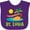 Purple, variant on Inktastic I Love St Lucia Boys or Girls Baby Bib