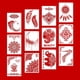 thumbnail image 4 of Plantillas de mandalas Plantilla de Mandala Artesanal de Tamaño A4 para , álbum de Recortes, Sello, Tarjeta de Papel, Plantilla de Plantilla, Paquete de Conjunto 2, 4 of 8