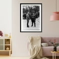 thumbnail image 3 of Historic Framed Print, [Vor der Ankunft des Führers in der Kongresshalle], 17-7/8" x 21-7/8", 3 of 9