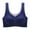 Blue, variant on Bras for Women no Underwire Women's Solid Color Wireless Bra Push Up Breathable Thin Sports Bra