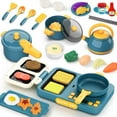thumbnail image 2 of Toddler Kids Toys Kitchen Playset with Sound and Light Stir Fry Cooking Cooking Simulation Cookware Cooking Set for 3-4 Years Old Girl Birthday Gift, 2 of 6