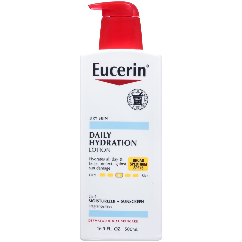 Eucerin Daily Hydration Broad Spectrum SPF 15 Body Lotion 16.9 fl. oz