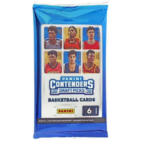 Collegiate Panini 2020-21 Contenders Draft Picks Basketball Trading Card RETAIL Pack (6 Cards!)