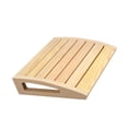thumbnail image 2 of Respaldo de Sauna Reposacabezas de Sauna de Madera Antideslizante Almohada de Cuello de Soporte Liviana ergonómica para el hogar para Sala de de, 2 of 9