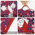 thumbnail image 6 of Red Baseballs with Blue Flowers Pattern Toddler Nap Mats for Kids Preschool,Sleeping Mat Bag or Kids,Toddler Sleeping Bag,Toddler Nap Mat or Daycare, 6 of 6