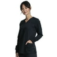 thumbnail image 4 of Cherokee Workwear Revolution Tech Women's Scrubs Top Long Sleeve V-Neck WW855, 4 of 5