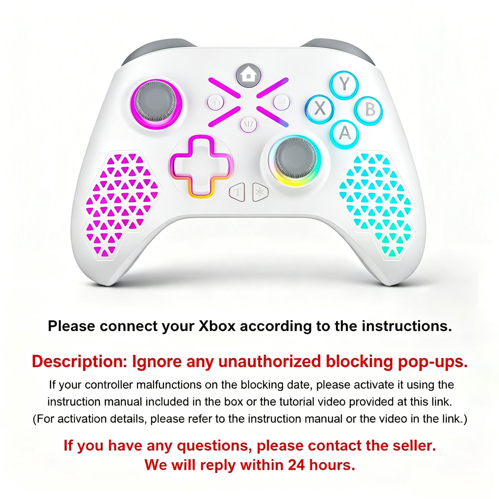Turpow 2.4GHz Wireless Controller for Xbox Controller, Xbox One