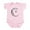 Petal Pink, variant on CafePress - Man In The Moon Body Suit - Baby Light Bodysuit, Size Newborn - 24 Months