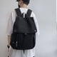 thumbnail image 5 of Mochila Sólida para Estudiantes Mochila Con Cordón Mochila para A La (negro), 5 of 7