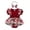 Red, variant on Avtoify Toddler Rompers, Toddler Girls Ruffle Floral Skirted Bodysuit Matching Bow Headband 2Pcs Outfit