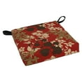 thumbnail image 2 of Blazing Needles Set of 4 Outdoor Chair Cushions, Montfleuri Sangria, 2 of 2
