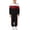 White & Red Stripe, variant on Arshiner Boys 2Pcs Color Block Sweatshirt & Casual Pants Fall Winter Outfits Set
