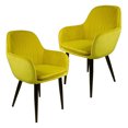 thumbnail image 1 of 2 Sillones Comedor Eames Tapizado Rack & Pack  Mostaza Terciopelo Sala Habitación, 1 of 5