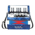 thumbnail image 1 of 17 Key 8 Bass Professional Mini Portable Accordion Beginner Educational Musical Instrument New Year Gift CUTICAT Acordeón de piano musical, 1 of 8