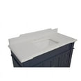 thumbnail image 2 of KBC Elizabeth 48" Wood Bathroom Vanity w/ Quartz Stone in Marine Gray, 2 of 8