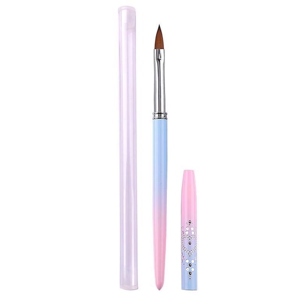 Minnieouse Bolígrafo para decoración de uñas, resistente al deslizamiento, cepillos para uñas suaves, multifuncional, ligero, herramientas de manicura Arte de uñas 15 mm Minnieouse CE015013-12
