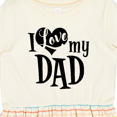 thumbnail image 4 of Inktastic I Love My Dad Girls Toddler Dress, 4 of 5