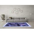 thumbnail image 3 of Ahgly Company Indoor Rectangle Abstract Blue Contemporary Area Rugs, 6' x 9', 3 of 4