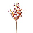 thumbnail image 2 of XJGHHSY 6 Pcs Artificial Fall Berry Stems,Leave And Orange Pumpkin Picks Floral with Berry Fall Picks for Floral Arrangements, for Autumn Thanksgiving Home Table Centerpiece Decorations, 2 of 8