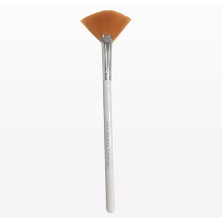 Yellow Taklon Hair Treatment Fan Mask Brush and Applicator-For use with Skin Chemical Peels and Face