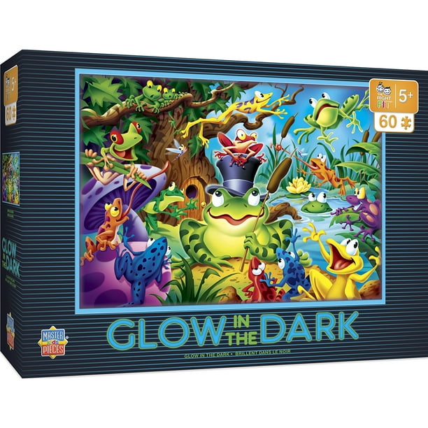 Glow in the Dark Right Fit Abracadabra 60 Piece Jigsaw Puzzle