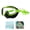 green, variant on Children's High-Definition Anti-Fog Swimming Goggles with Adjustable Silicone Strap, Assorted Colors