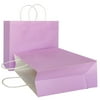 AZOWA Gift Bags Large Kraft Paper Bags with Handles (12.5 L x 4.7 W x 10.2 H in, Purple, 12 Pcs, Horizontal)