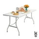 thumbnail image 5 of Mesa Plegable LUMO Portafolio Plastica 180 cm Metal Blanco Mediano, 5 of 7