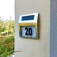 thumbnail image 4 of Solar Lights Outdoor House Number Sign Lighted LEDs Doorplate Number Light for Home Garden Yard Street, 4 of 4