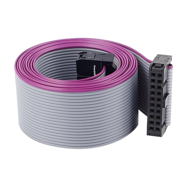 Conector IDC de cable plano de 20 pines y 20 hilos de 2.54 mm de paso, 118 cm