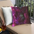 thumbnail image 1 of Ahgly Company Color Focus Purple Outdoor Throw Pillow, 18 inch by 18 inch, 1 of 6
