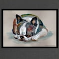 thumbnail image 2 of CafePress - Sleeping Boston Terrier Maternity Dark T Shirt - Maternity Dark T-Shirt, 2 of 3
