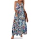 thumbnail image 1 of Vestido sin mangas de composición azul, vestido elegante de mujer, vestidos de lujo, estilo coreano, vestidos de mujer, vestidos de noche, 1 of 7