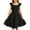 Black, variant on MEZZALL Toddler Girls Summer Dresses Sundress Smocked Sleeveless Dresses With Pockets, 3-4 Years