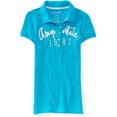 thumbnail image 1 of Aeropostale Womens 1987 Polo Shirt, Azul, X-Large Aeropostale Polo, 1 of 1