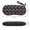 thumbnail image 2 of Sikiie Rose Flowers Sunglasses Soft Case Neoprene Zipper Eyeglass Case, Zipper Portable Spectacle Cases for Men Women, 2 of 6