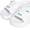 White, variant on Women's Cool Shoes with Cute Cat Logo, Waterproof and Anti-Slip EVA Flat Sandals,White,L