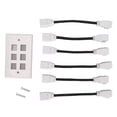 thumbnail image 3 of Panel de pared con cable NikouMX interfaz multimedia HD Tapa de salida con cable, 3 of 8