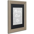 thumbnail image 2 of Trademark Fine Art "Inspirational Quotes 17" Canvas Art by Hello Angel, Black Matte, Birch Frame, 2 of 4