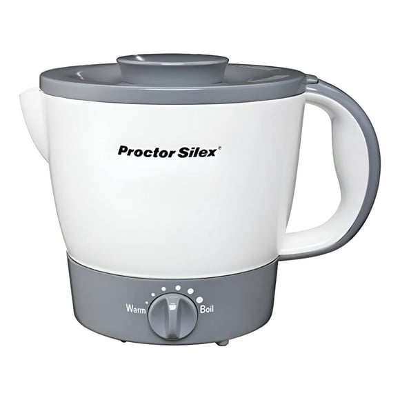 Hervidor de Agua Eléctrico Proctor Silex Calentador de Agua y Cocción Rápida Antiadherente de Temperatura Ajustable 946 ml (32 oz)