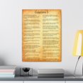 thumbnail image 4 of Scripture Walls Galatians 5 Chapter Gold Bible Canvas Christian Wall Art Ready to Hang Unframed, 4 of 11