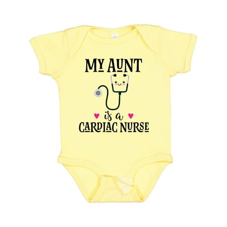 

Inktastic My Aunt is a Cardiac Nurse Girls Baby Bodysuit