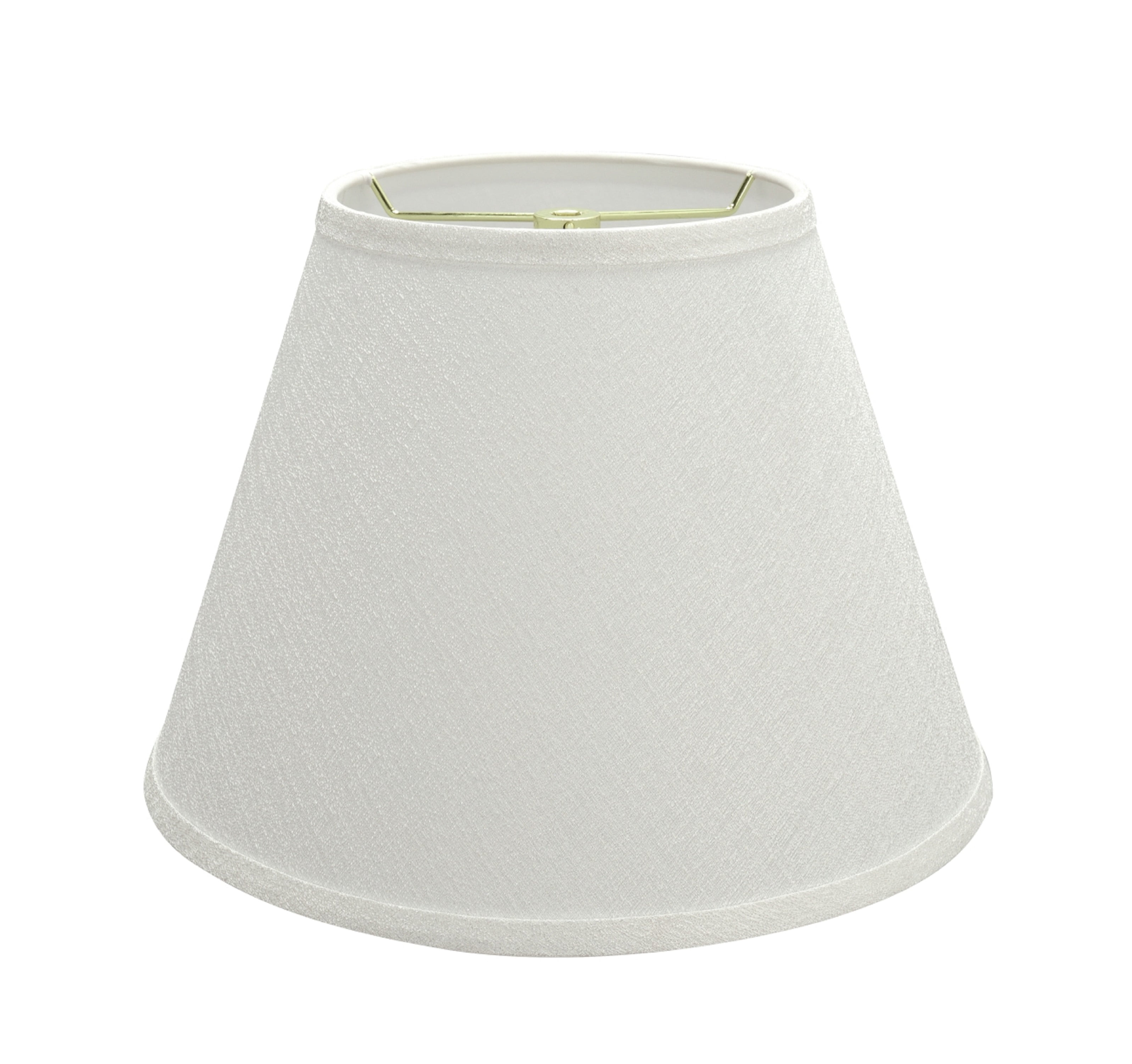 Aspen Creative 32685 Transitional Hardback Empire Shaped Spider Construction Lamp Shade in Off White, 13" wide (7" x 13" x 9 1/2")