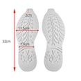 thumbnail image 6 of Full Sole Replacement Rubber Shoe Sole Replacement Shoe Bottom Non-Slip Elastic Sole for Sneakers Boots Repair, 6 of 8